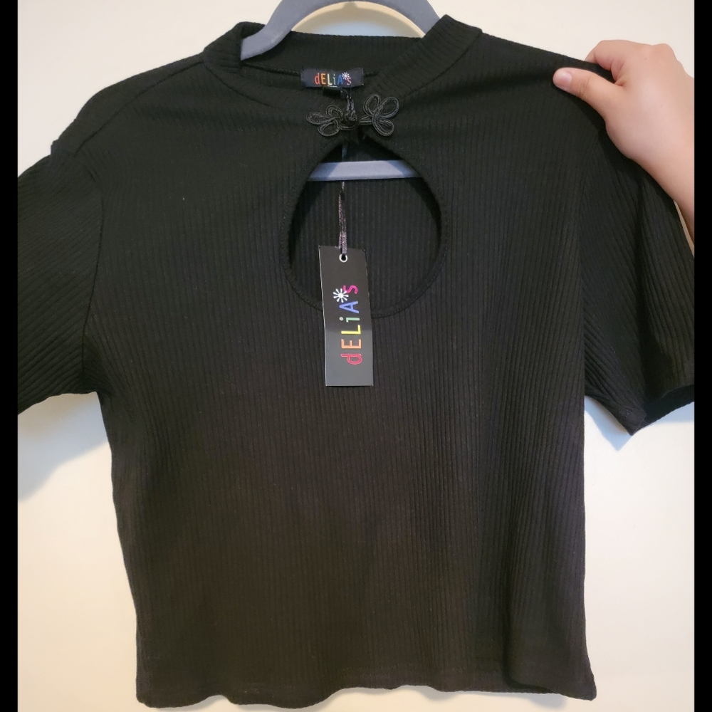 Delia's black top 2x